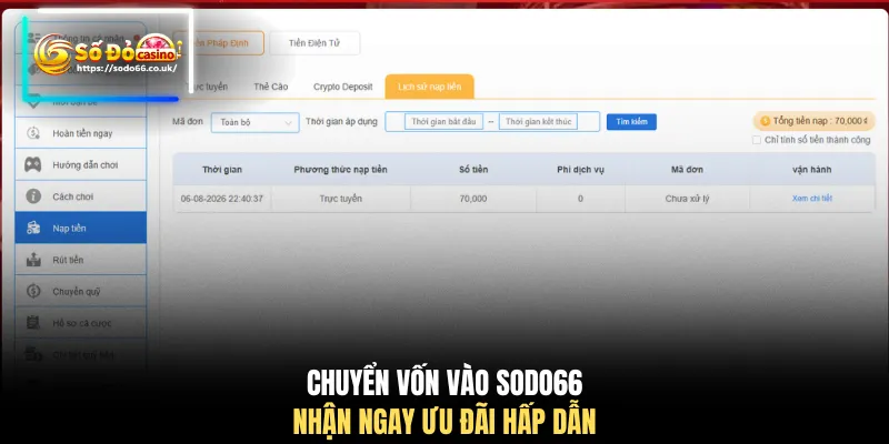 Nạp Tiền SODO66 – Khám Phá Cách Giao Dịch Nhanh Gấp 5 Lần